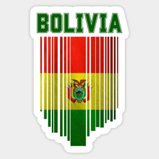 Bolivia flag, bolivian flag Sticker